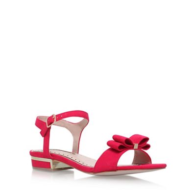 Pink Ruby low heel sandals